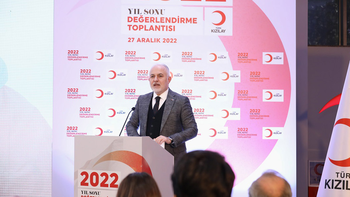 Kızılay 2022'de 43 milyon kişiye destek verdi