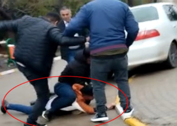 Kızıltepe'de, hastane bahçesinde kavga
