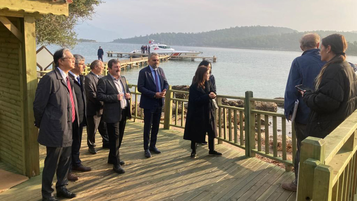 Lee'den dünyaca ünlü 'Sedir Adası'na ziyaret