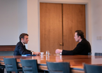 Macron Elon Musk ile görüştü