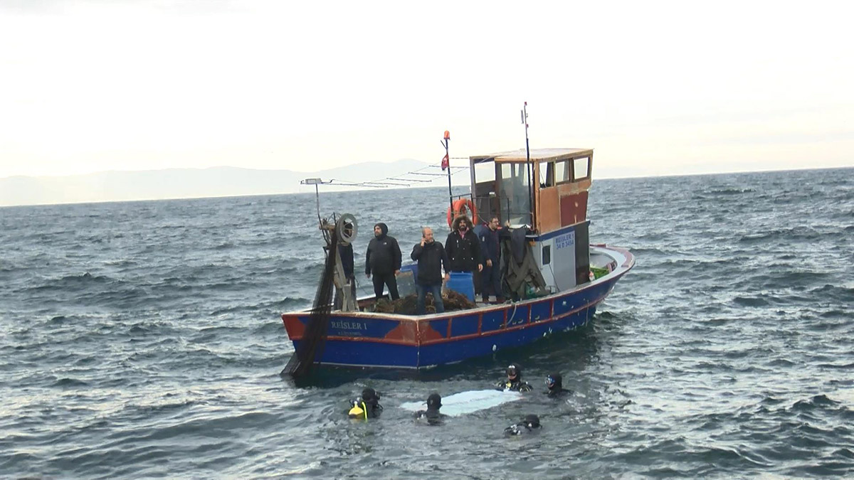 Marmara'da hayalet ağ temizliği 