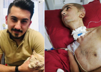 Motokurye Onur, kaza sonucu yatağa bağlı kaldı