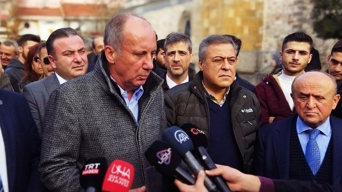Muharrem İnce: Yargı siyasete yol çiziyor