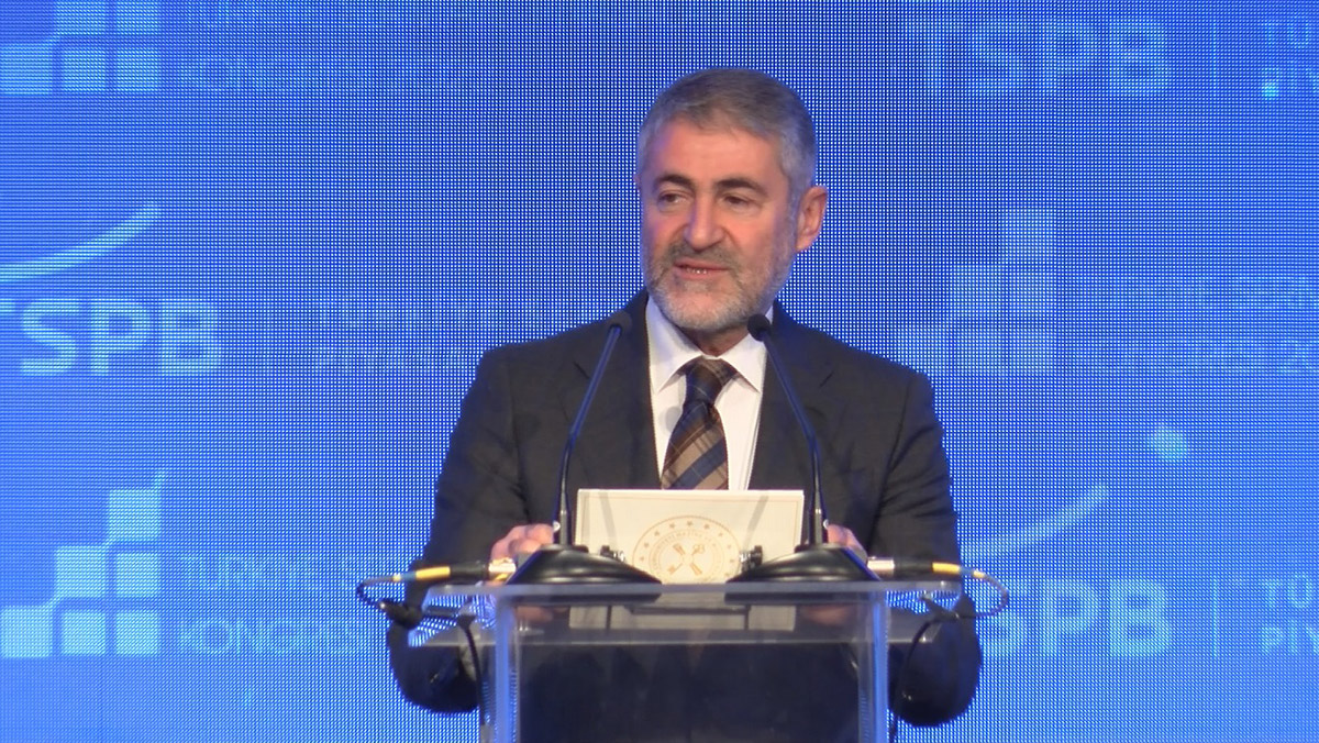 Nebati Türkiye Sermaye Piyasaları Kongresi'nde konuştu 