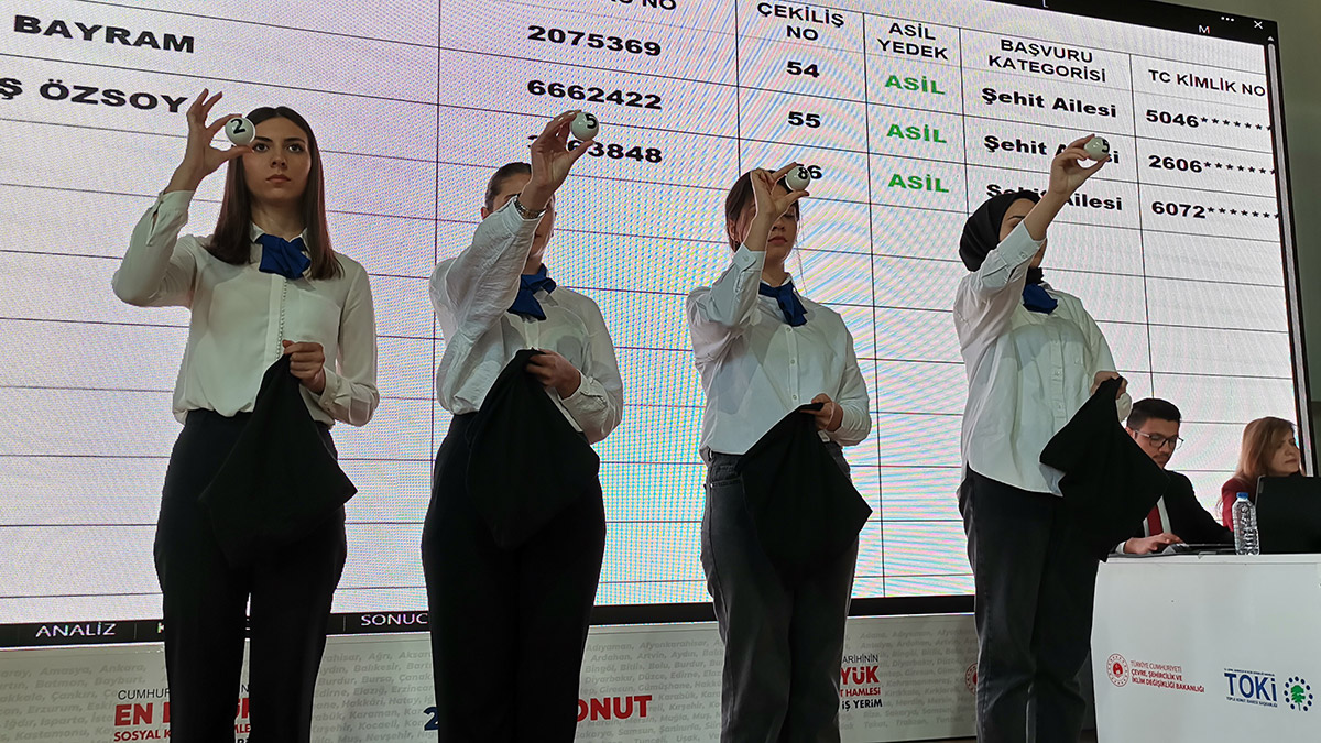 Ordu'da Sosyal Konut Projesi'nin kuraları çekildi