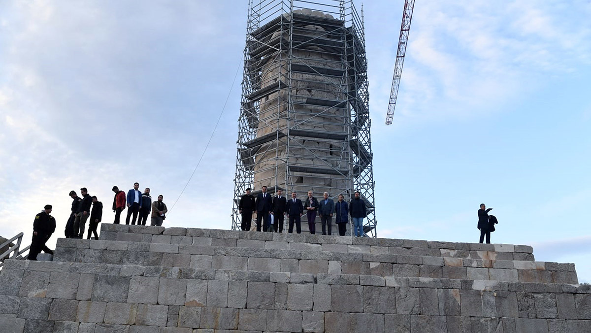 Patara deniz feneri 16 metreye yükseldi
