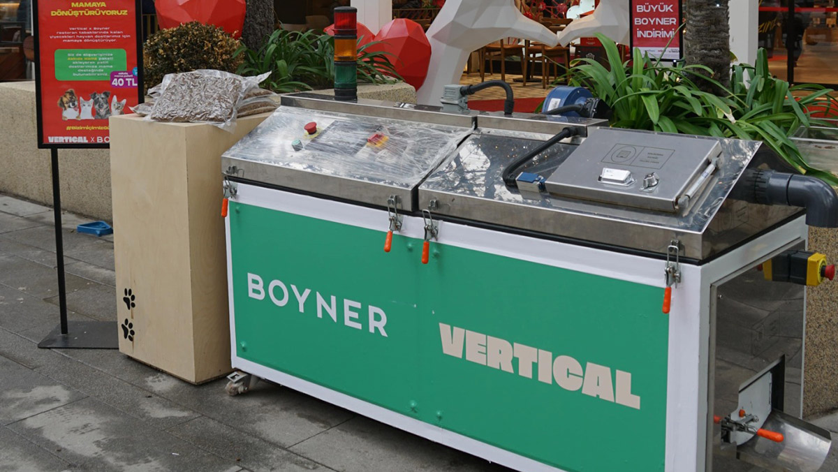 Restoranlardaki gıda atıkları mamaya dönüşüyor