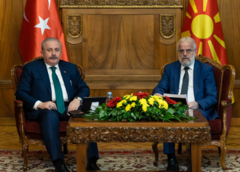 Şentop, Kuzey Makedonya Meclis Başkanı ile görüştü