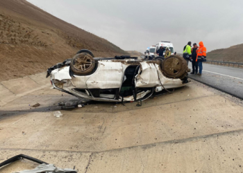 Şereflikoçhisar'da otomobil takla attı: 1 ölü, 3 yaralı