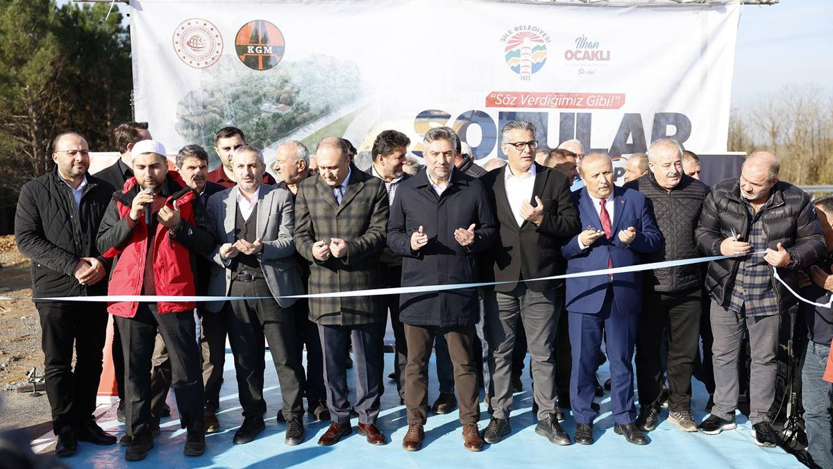 Şile otoyolundaki Sofular Kavşağı açıldı