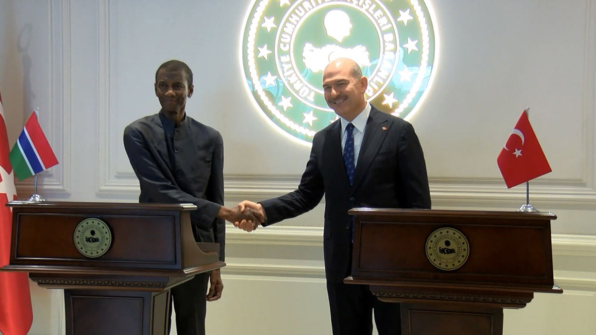 Soylu, Gambiya Cumhurbaşkanı Yardımcısı ile görüştü