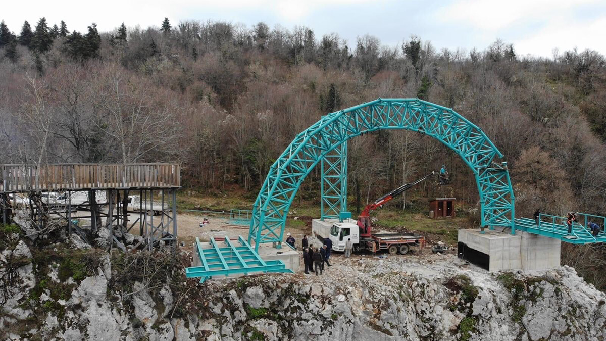 Valla Kanyonu'na 'adrenalin salıncağı'