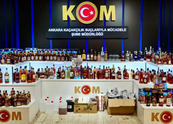 Ankara'da sahte içki operasyonu; 4 gözaltı