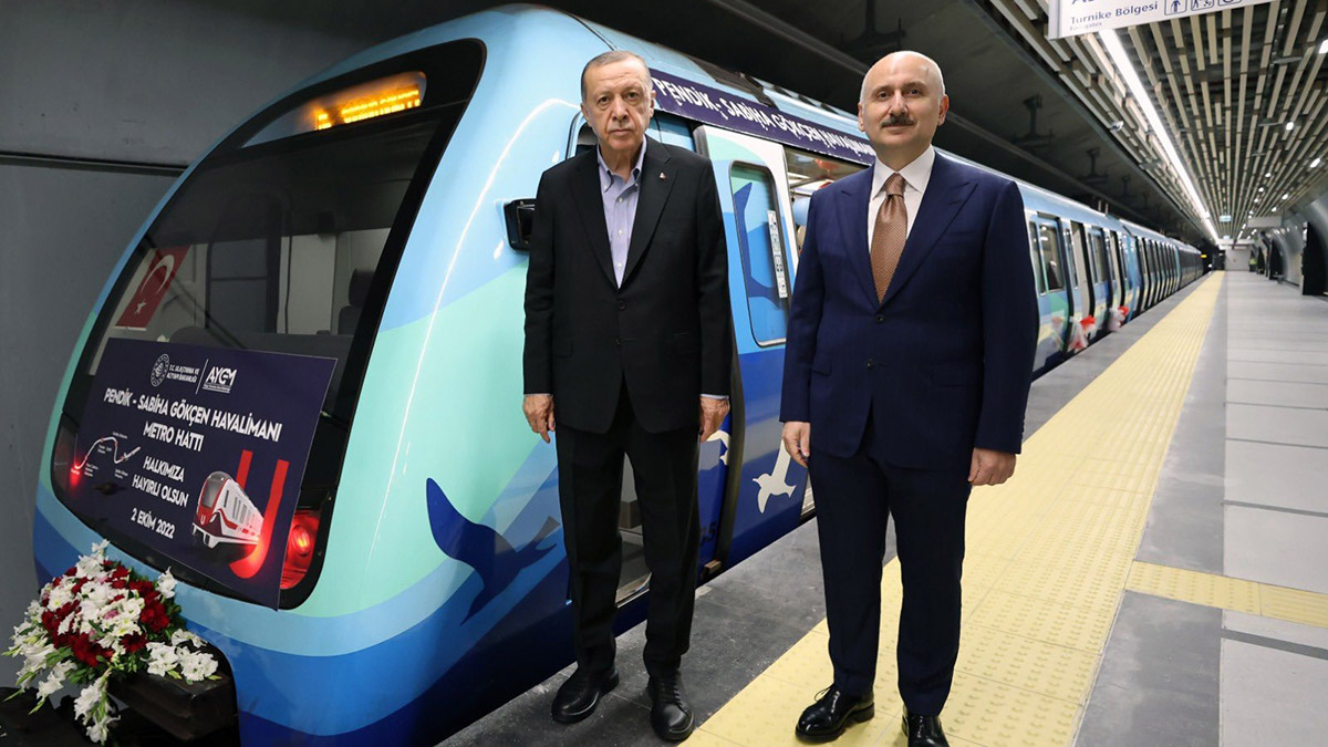 Pendik-Sabiha Gökçen Havalimanı Metro Hattı'nda 1.4 milyon yolcu seyahat etti