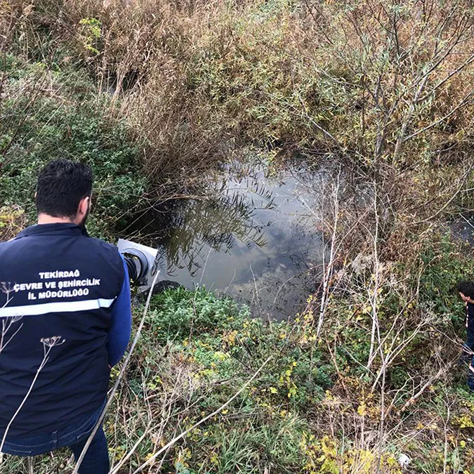 Yuvalı deresi'nde balık ölümleri sonrası inceleme yapıldı