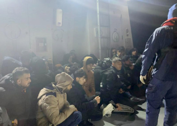 Bodrum'da 35 kaçak göçmen