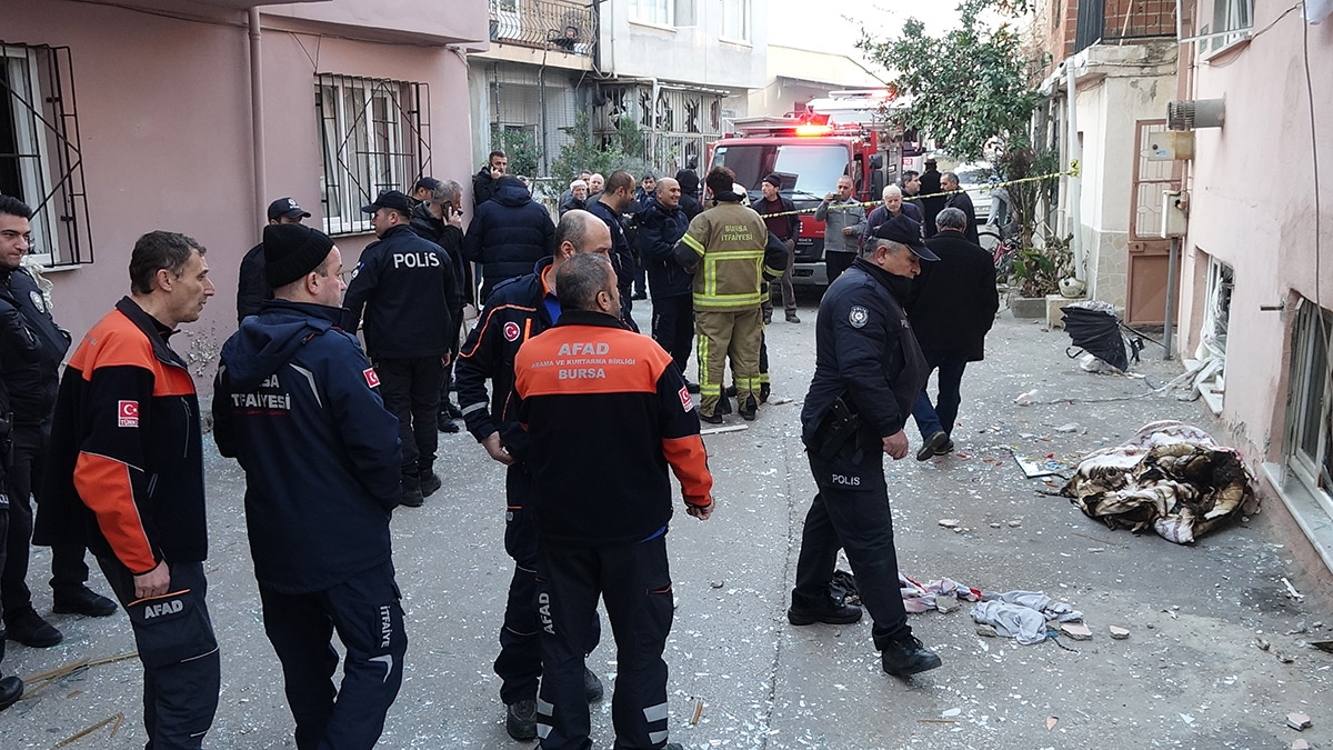 Bursa'da doğal gaz patlaması