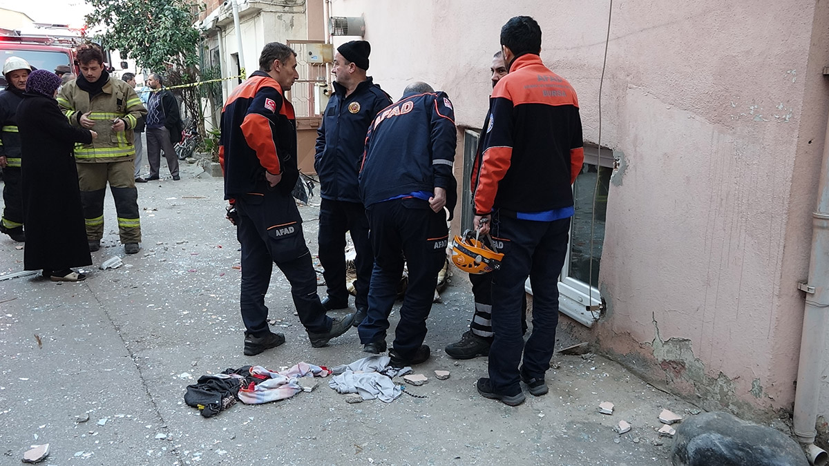 Bursa'da doğal gaz patlaması