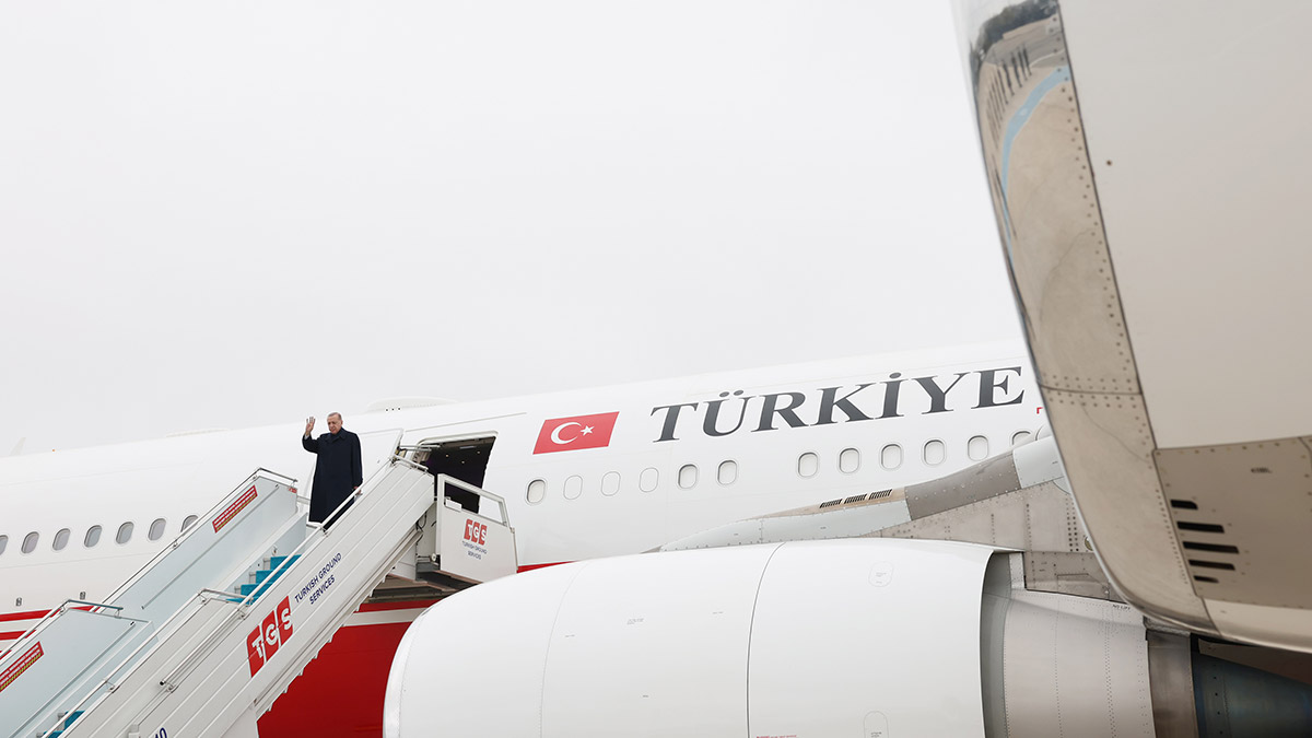 Recep Tayyip Erdoğan Katar'a gitti