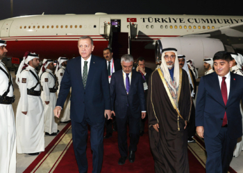 Erdoğan 2022 FIFA Dünya Kupası için Doha'da