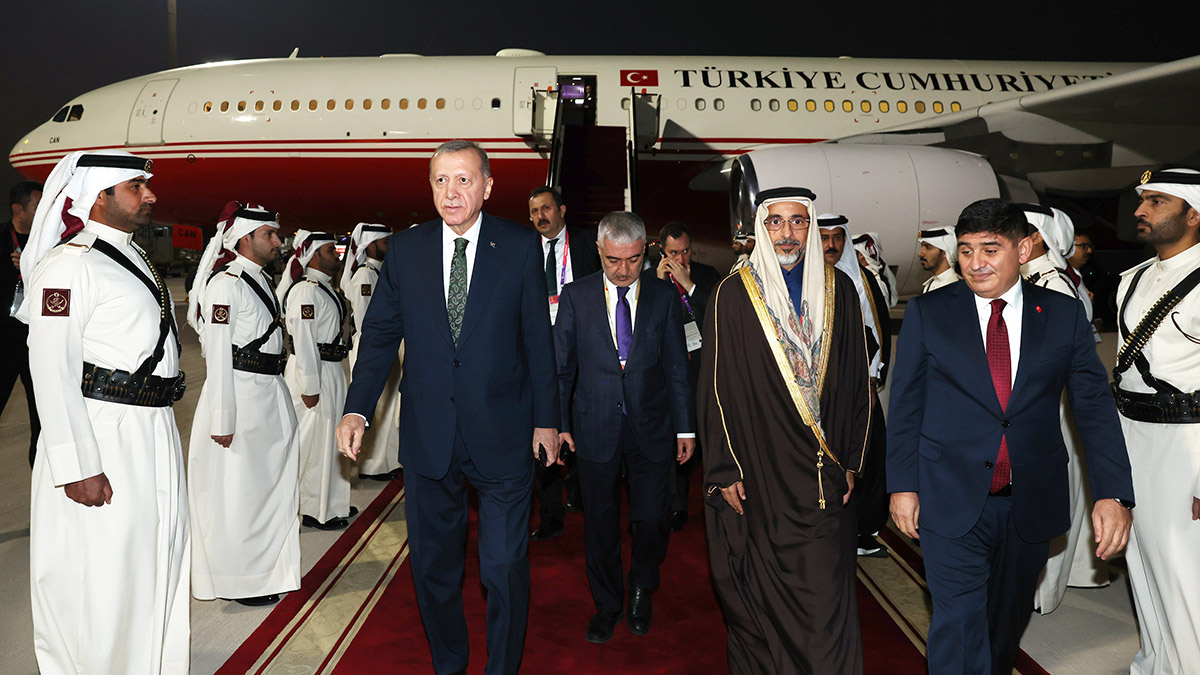 Erdoğan 2022 FIFA Dünya Kupası için Doha'da