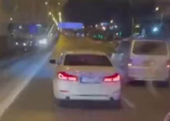 Ambulansa yol vermeyen sürücü kameraya yansıdı