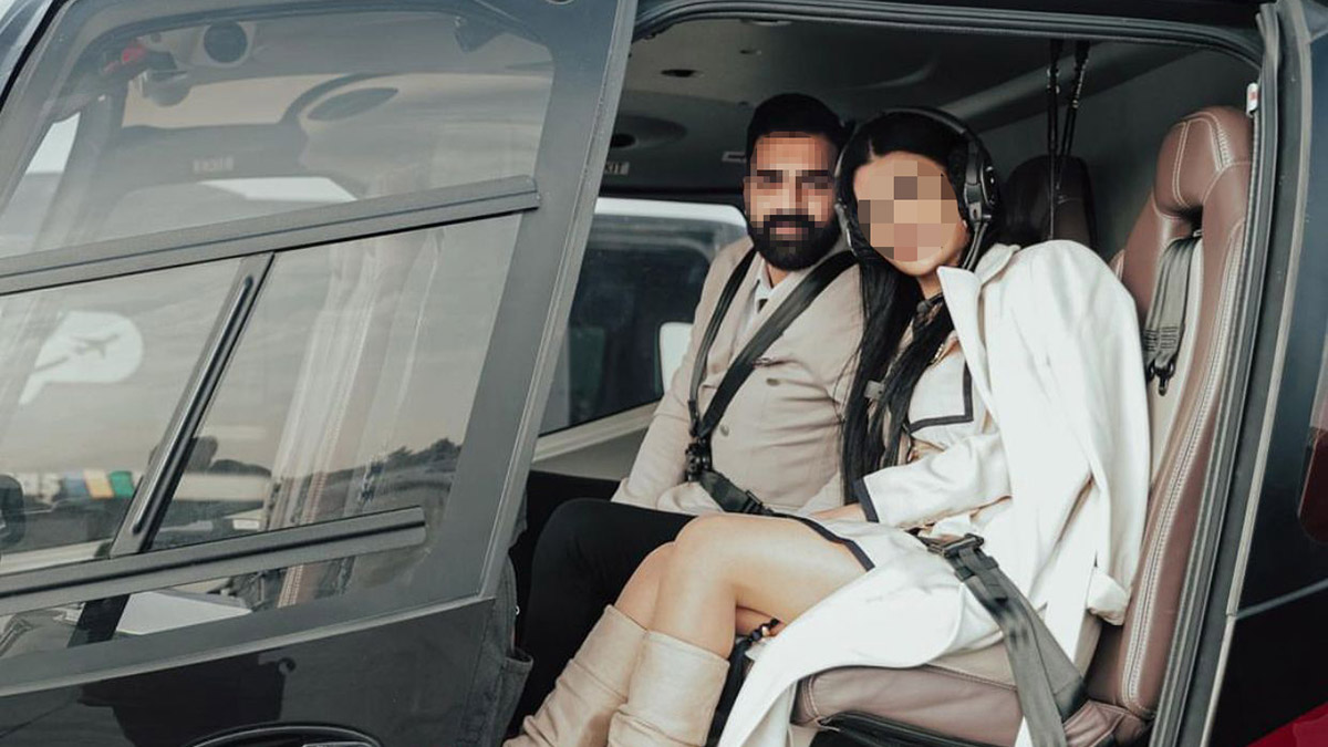 Çete lideri evlilik teklifine helikopterle gitmiş