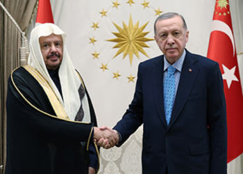 Erdoğan Suudi Arabistan Şura Meclisi Başkanını kabul etti