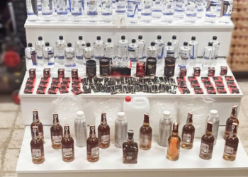 Eskişehir'de 112 litre sahte içkiye 2 gözaltı