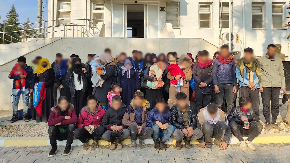 Gaziantep'te 125 kaçak göçmen yakalandı