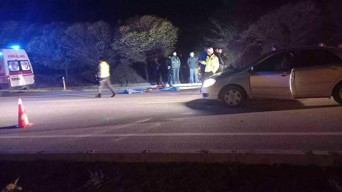 Gediz'de trafik kazası; 1 ölü