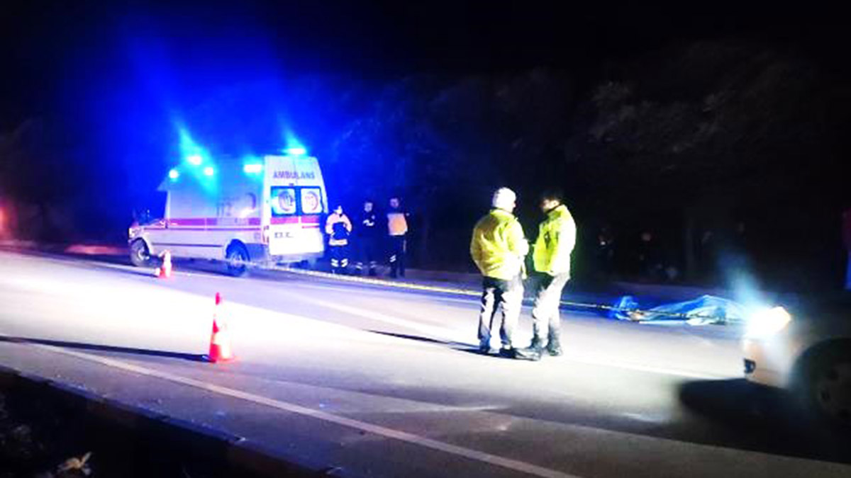 Gediz'de trafik kazası; 1 ölü