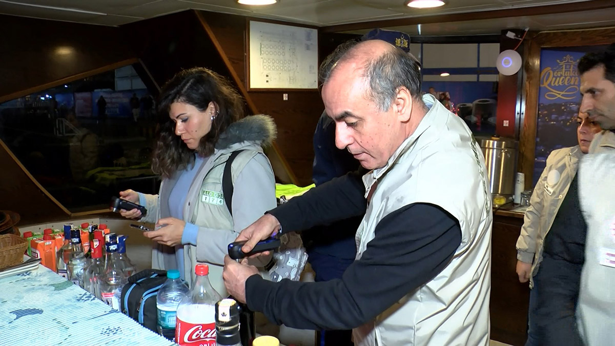 Gezi ve eğlence teknelerinde sahte içki denetimi