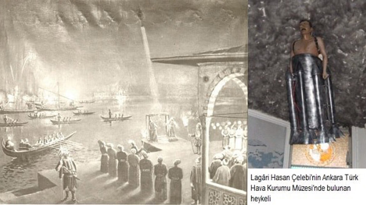 İlk roketle uçan Lagari Hasan Çelebi