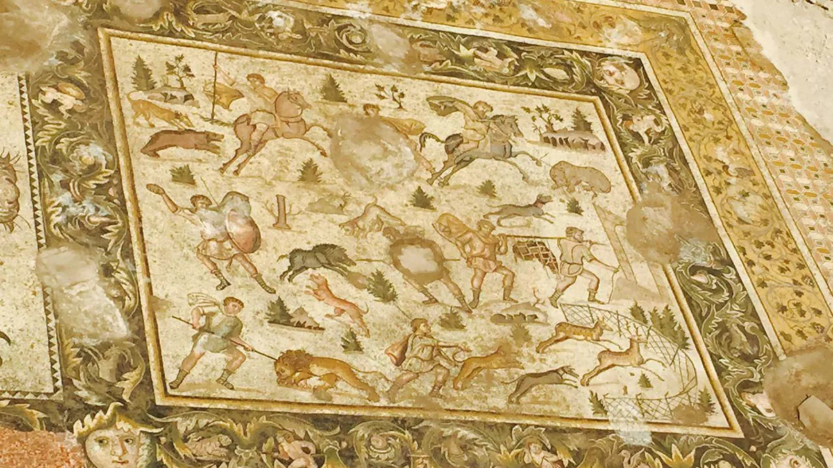 1500 yıl öncesine ait mozaik ve villa kalıntıları sergilenecek
