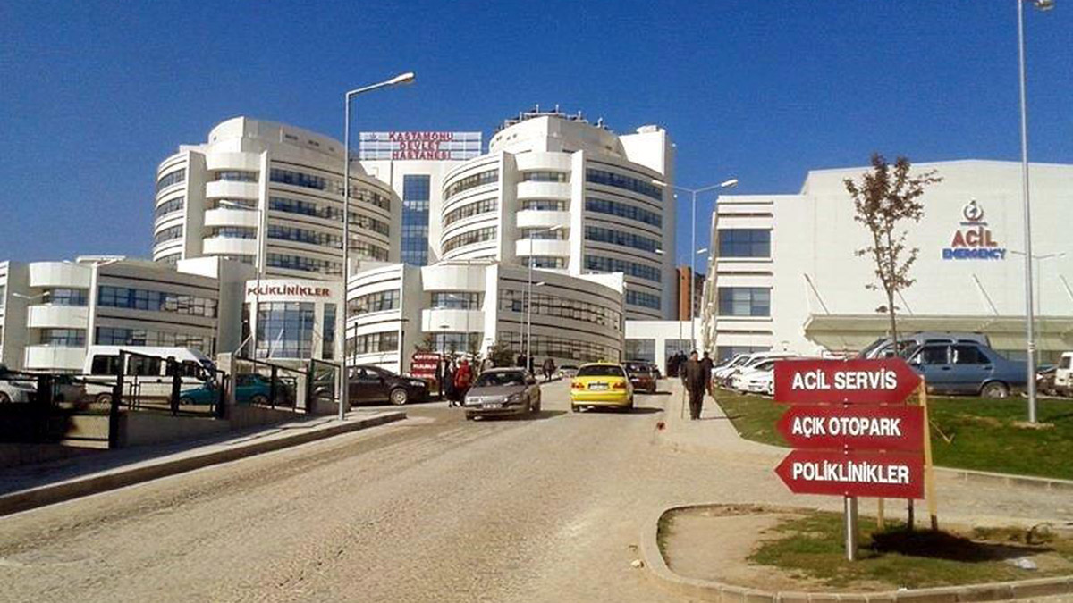 Kastamonu'da hastane odasında yangın