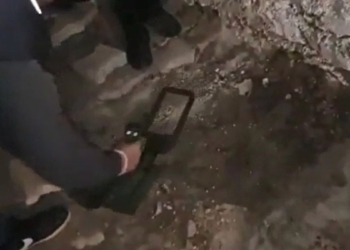 Toprağa gömülü kalaşnikof tüfeği ele geçirildi