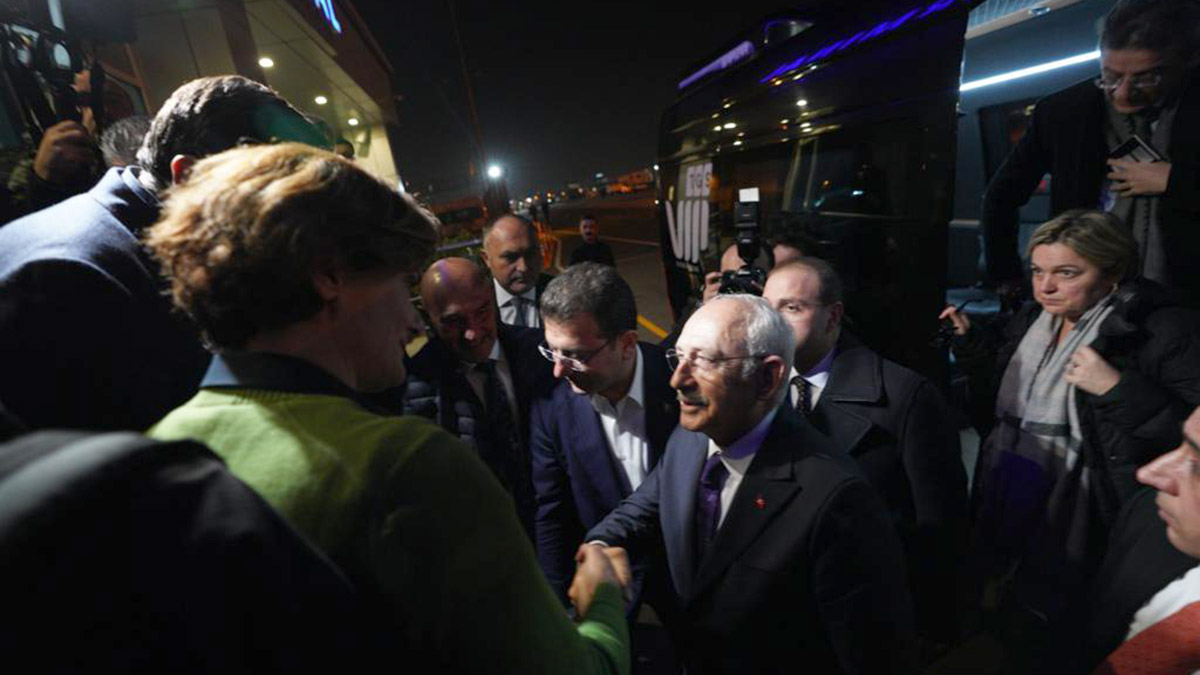 Kılıçdaroğlu İmamoğlu'na verilen cezanın ardından İstanbul'a geldi