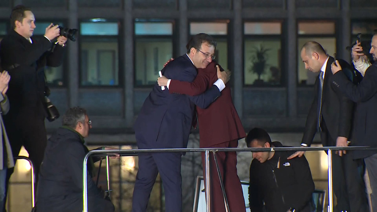 Saraçhane miting alanına döndü