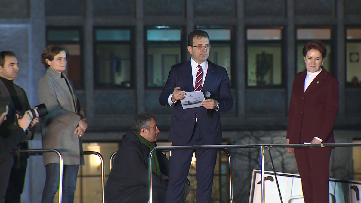 Saraçhane miting alanına döndü