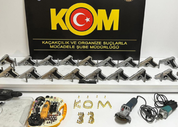 Mersin'de silah kaçakçılığı operasyonu; 17 gözaltı