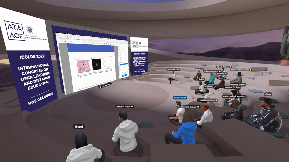 Atatürk Üniversitesi Açık ve Uzaktan Öğretim Fakültesi, metaverse evreninde bilimsel kongreye ev sahipliği yaptı.