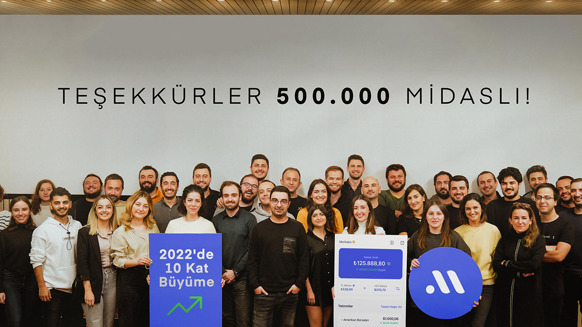 Midas 2022 yılında kullanıcı sayısını artırdı