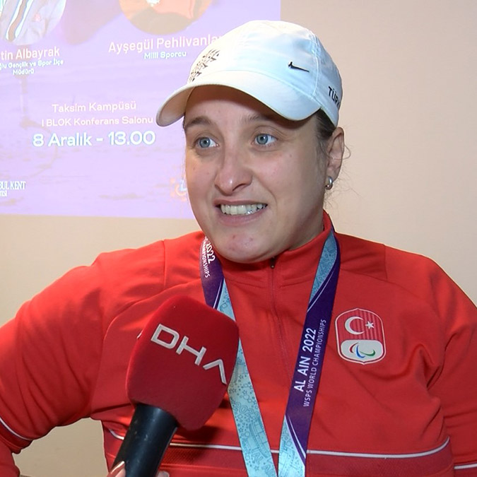 Milli paralimpik atıcı Pehlivanlar; Hayatta hep artılar var