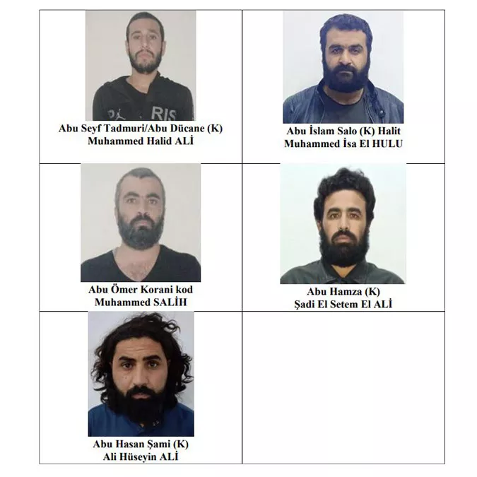 Deaş'ın sözde sorumlusu dahil 5 terörist yakalandı