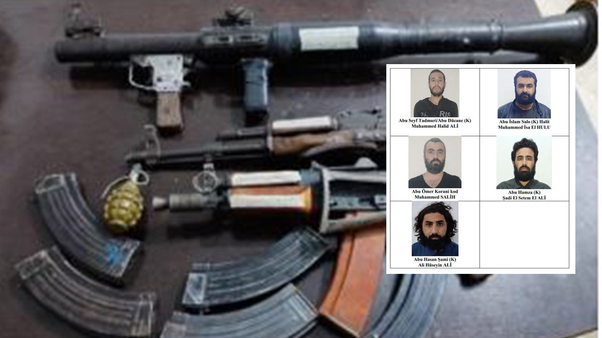 DEAŞ'ın sözde sorumlusu dahil 5 terörist yakalandı