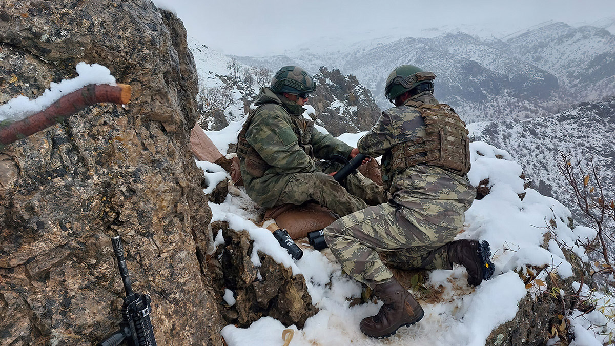 Mehmetçiğin zorlu operasyon şartları paylaşıldı