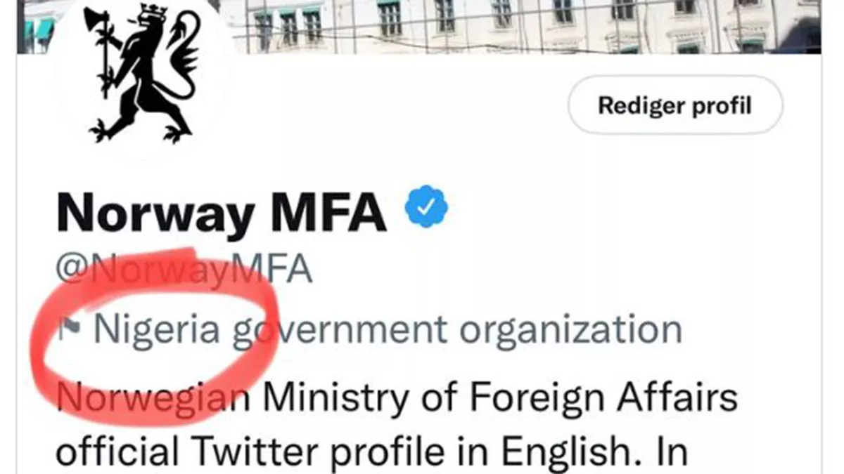 Norveç twitter'dan nijerya etiketinin kaldırılmasını istedi