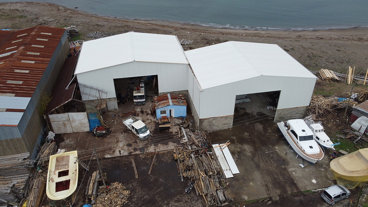 Osmanlı donanmasına gemi yapılan tersaneye modern atölye