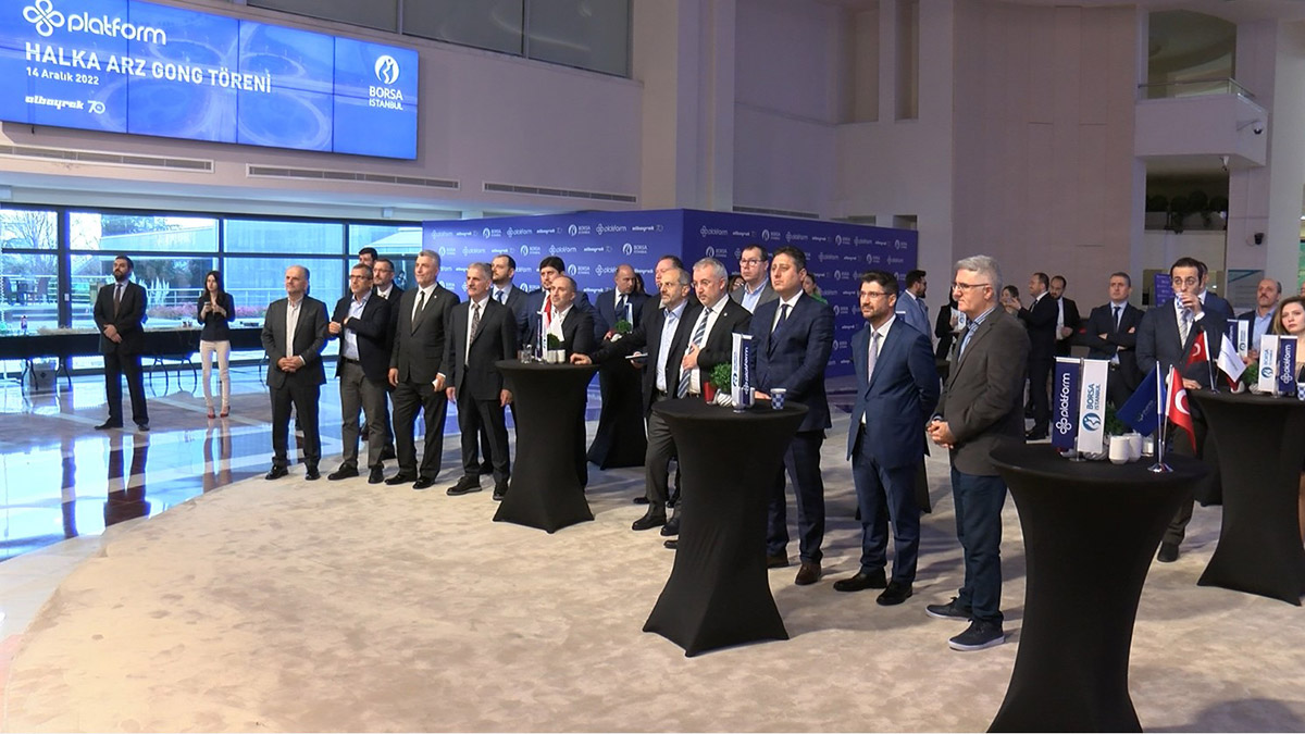 Borsa İstanbul'da gong, bu sefer Platform Turizm Taşımacılık Gıda İnşaat Temizlik Hizmetleri Sanayi ve Ticaret A.Ş. için çaldı.